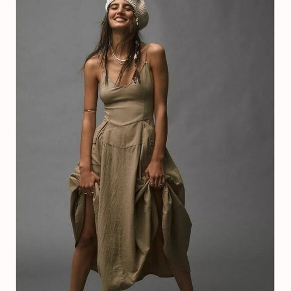 Free People Soledad Midi Dress - Picture 6 of 9